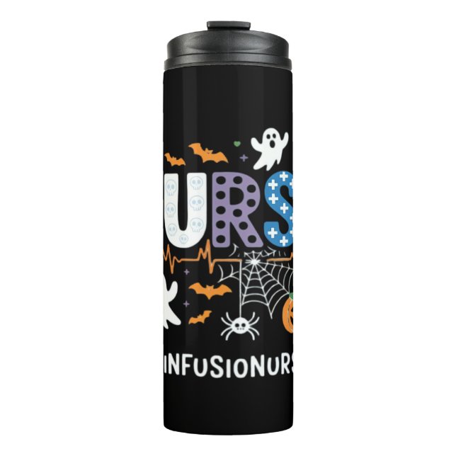 Bouteilles Isothermes Infirmière Infusion Infirmière Stethoscope Hallowe (Devant)