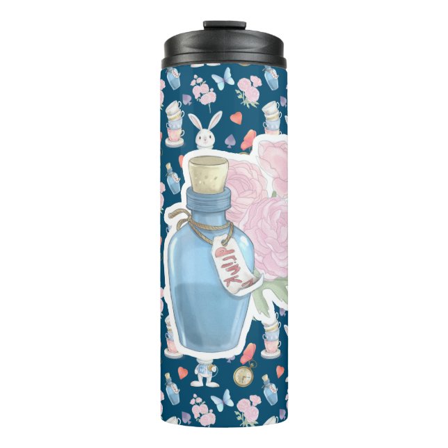 Bouteilles Isothermes Inspiré Par Alice In Wonderland Thermal Tumbler (Devant)