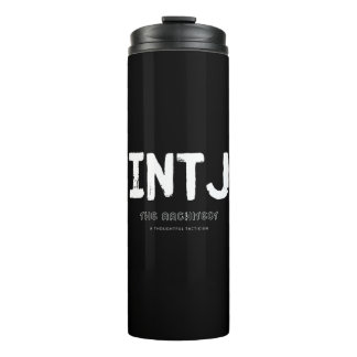 Bouteilles Isothermes INTJ - Tacticien réfléchi (blanc)