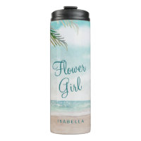 Island Breeze Plage Peint Scène Fleur Girl