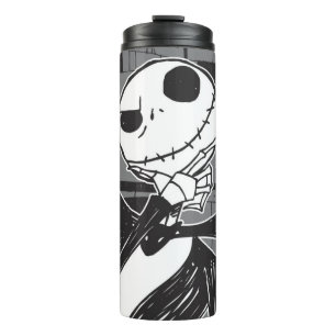 Bouteilles Isothermes Jack Skellington  Éffrayant Arrière - plan ocula