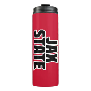 Bouteilles Isothermes Jacksonville State University JAX STATE Bold Text