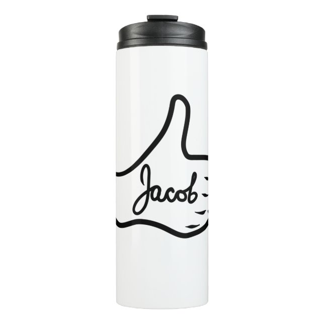 Bouteilles Isothermes Jacob, nom, cadeau, anniversaire, homme, hommes, g (Devant)