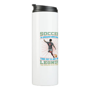 Bouteilles Isothermes J'Ai Joué Au Football Avec La Tête