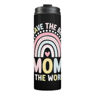 Bouteilles Isothermes J'Ai La Meilleure Maman Au Monde Boho Rainbow