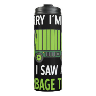 Bouteilles Isothermes J'ai vu des ordures de camion costume de recyclage