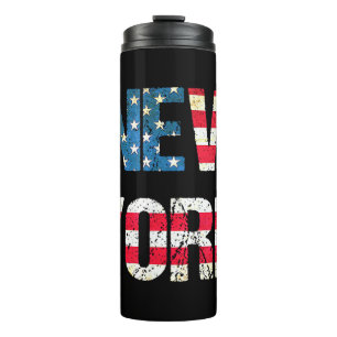 Bouteilles Isothermes J'aime le drapeau de New York Souvenir NY