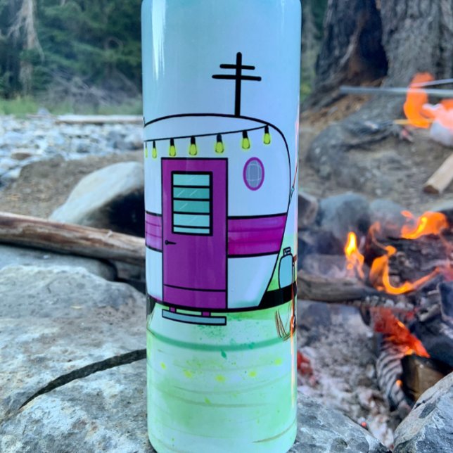 Bouteilles Isothermes J'aime le tambour thermique de camp (Créateur téléchargé)