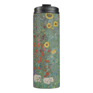 Bouteilles Isothermes Jardin de ferme au tournesol floral vintage Klimt