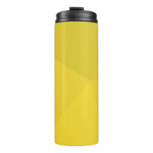 Bouteilles Isothermes Jaune, simple, moderne, cool, art géométrique tend