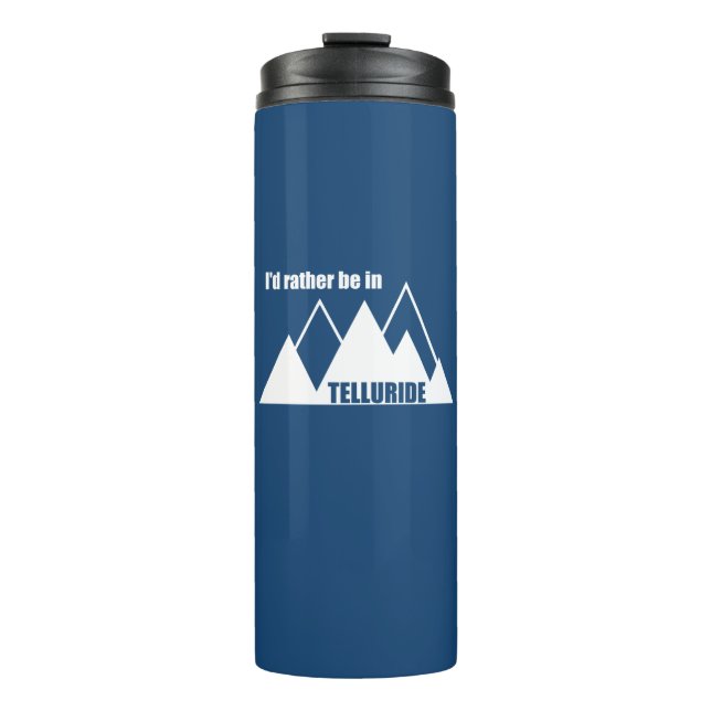 Bouteilles Isothermes Je préfère être à Telluride Mountain (Devant)