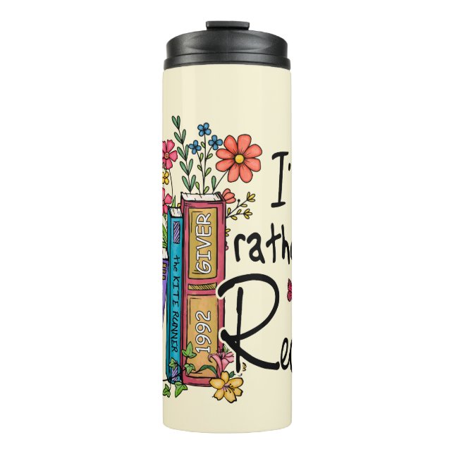 Bouteilles Isothermes Je préfère lire (Devant)