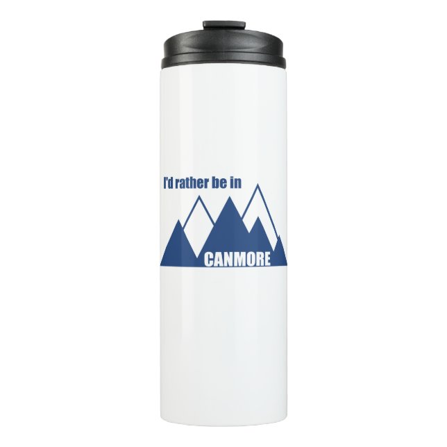 Bouteilles Isothermes Je Préférerais Être À Canmore Mountain (Devant)