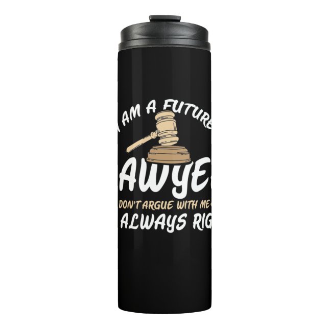 Bouteilles Isothermes Je Suis Un Avocat Du Futur (Devant)