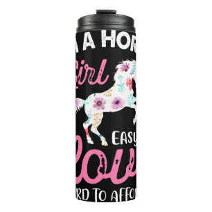Bouteilles Isothermes Je suis une fille de cheval facile à aimer diffici