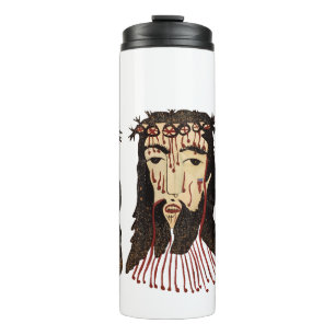Bouteilles Isothermes Jésus Christ Thorn Couronne Art populaire Peinture