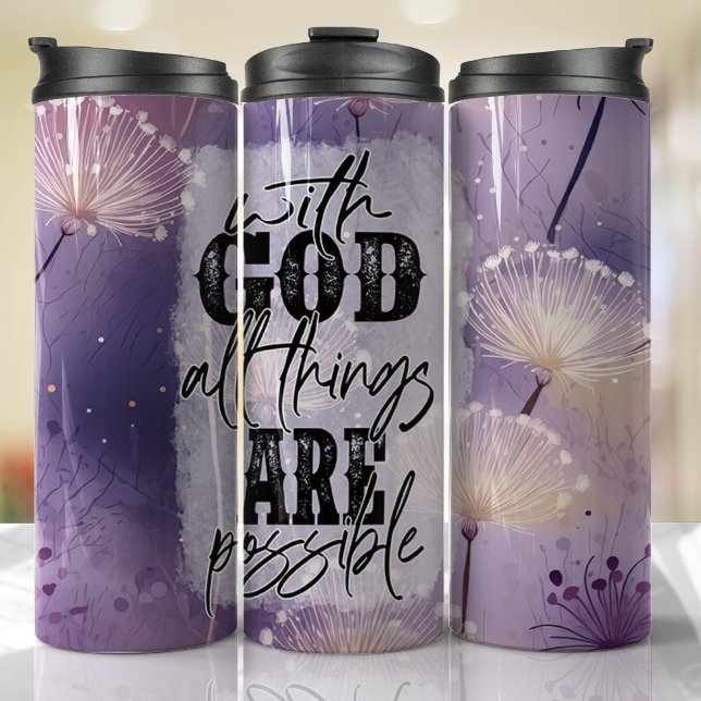 Bouteilles Isothermes Jésus Foi Religieuse Dieu Bible Prière (Religious Faith Tumbler)
