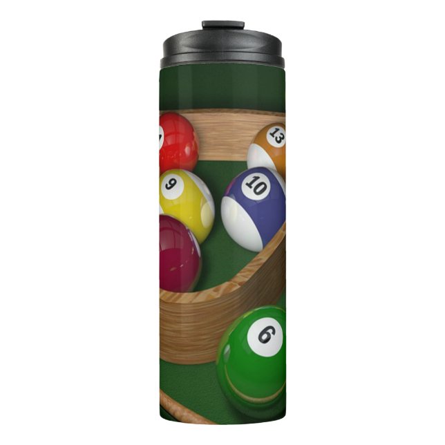 Bouteilles Isothermes Jeu de billard (Devant)