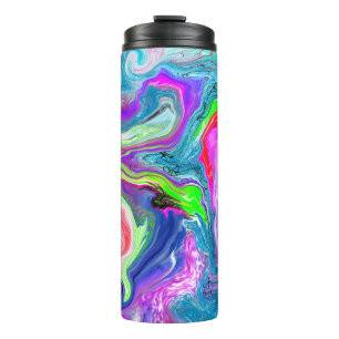 Bouteilles Isothermes Joli Fluide Art coloré Abstrait