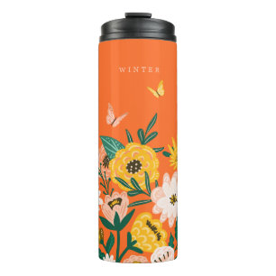 Bouteilles Isothermes Joli tournesol jaune Fleurs sauvages & papillons