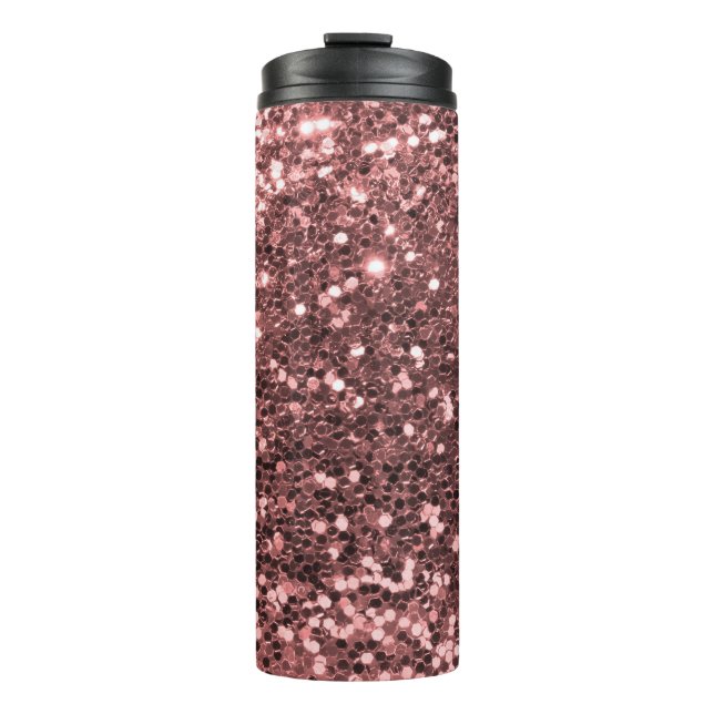 Bouteilles Isothermes Jolie étincelle rose de parties scintillantes de (Devant)
