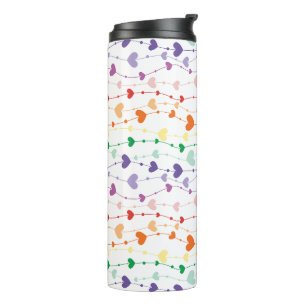 Bouteilles Isothermes Jolie famille Motif Rainbow Hearts