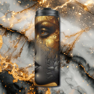 Bouteilles Isothermes Jolie femme en or Ethereal
