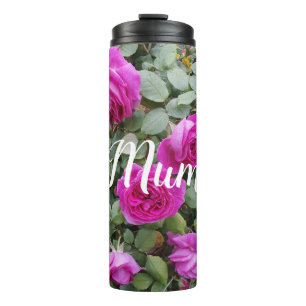 Bouteilles Isothermes Jolie rose Vintage Rose Fleur d'anniversaire maman