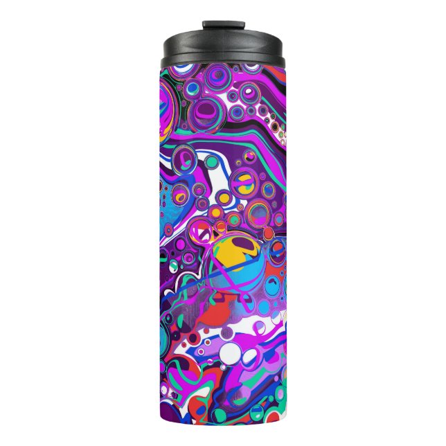 Bouteilles Isothermes Jolies bulles Marble Fluid Art (Devant)