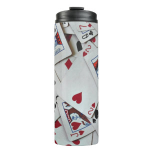 Bouteilles Isothermes Jouer aux cartes Poker Games Queen King
