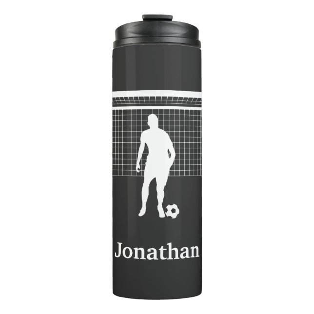 Bouteilles Isothermes Joueur de football personnalisé balle entraîneur d (Devant)