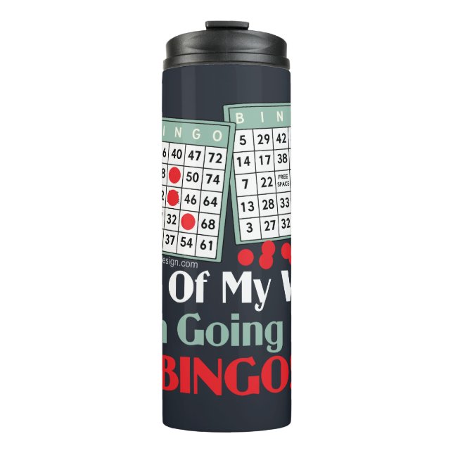 Bouteilles Isothermes Joueurs de bingo-test (Devant)