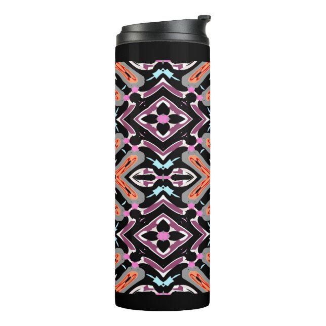 Bouteilles Isothermes Joueuse Tribale rose Tumbler thermique (Tourné sur la gauche)