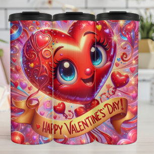 Bouteilles Isothermes Joyeuse Saint Valentin Cœur Sourire