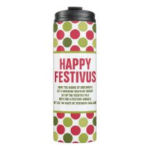 Joyeux Festivus Tourisme Mug/Tumbler Thermique par