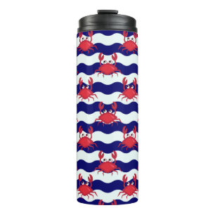 Bouteilles Isothermes Joyeux Motif de crabes