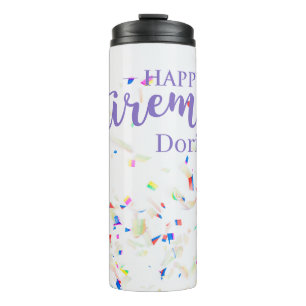 Bouteilles Isothermes Joyeux Tumbler Thermal Confetti Retraite