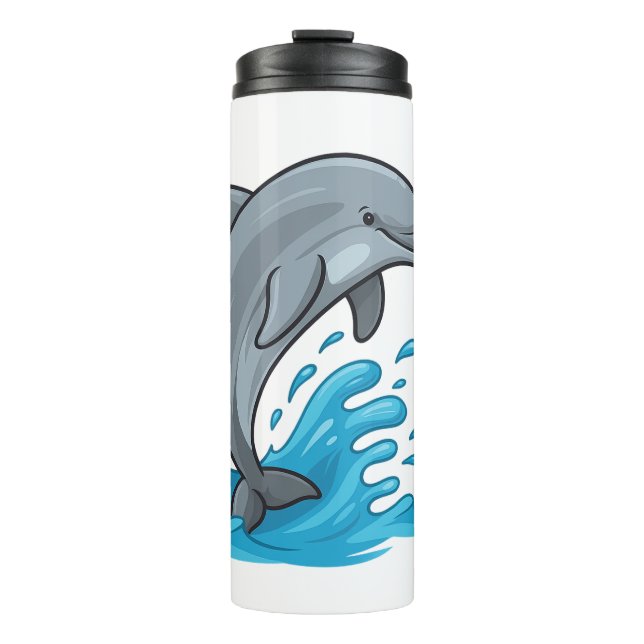 Bouteilles Isothermes Joyful Dolphin Splash - Thermal Tumbler (Devant)
