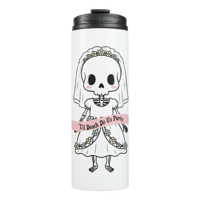 Bouteilles Isothermes Jusqu'à la mort Fêtons-nous Halloween (Devant)