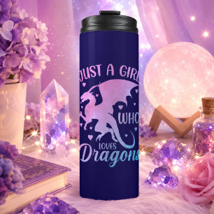 Bouteilles Isothermes Juste Une Fille Qui Aime Les Dragons - Fantastique