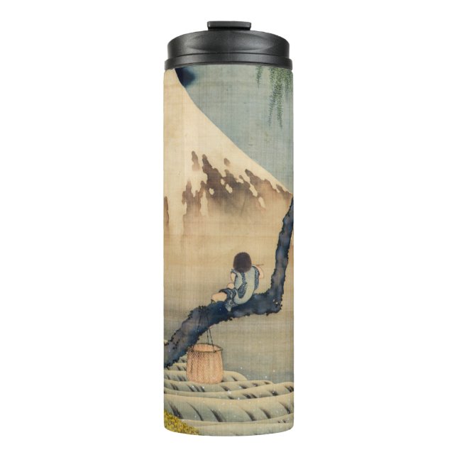 Bouteilles Isothermes Katsushika Hokusai - Garçon regardant le Mont Fuji (Devant)