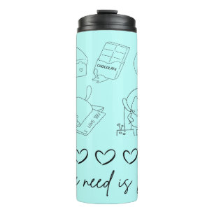 Bouteilles Isothermes kawaii mignon amour