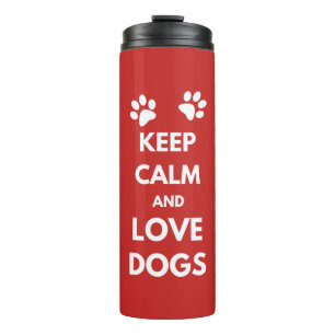 Bouteilles Isothermes Keep calm and love dogs