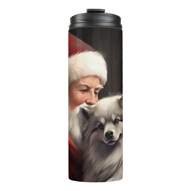 Bouteilles Isothermes Keeshony Avec Noël Festif Du Père Noël (Devant)