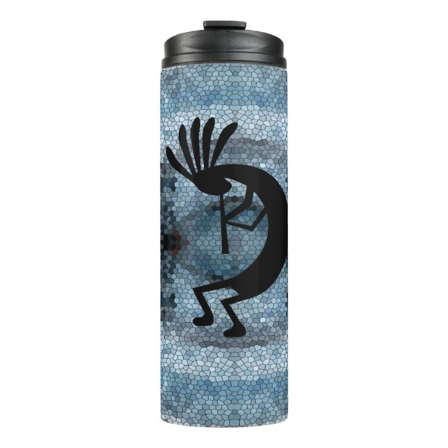 Bouteilles Isothermes Kokopelli Desert Mosaic Blue (Devant)