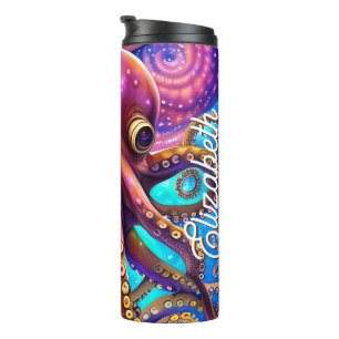 Bouteilles Isothermes Kraken Octopus avec nom personnalisé