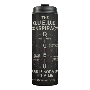 Bouteilles Isothermes La conspiration Q.U.E.U.E. – Crimes d'Alfa Sity