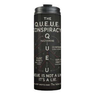 Bouteilles Isothermes La conspiration Q.U.E.U.E. – Crimes d'Alfa Sity