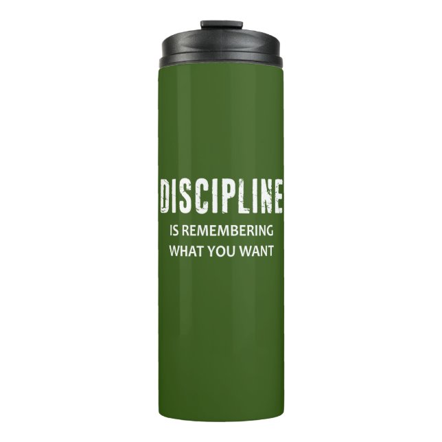 Bouteilles Isothermes La Discipline Rappelle Ce Que Vous Voulez (Devant)