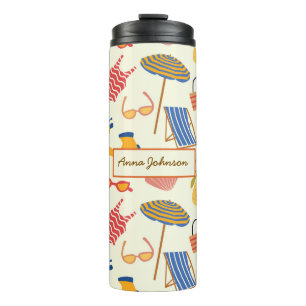 Bouteilles Isothermes La dolce Vita Été italien plage Motif personnalisé